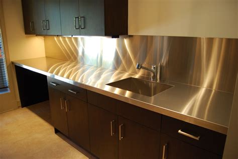 sheet metal for countertops|metal countertop design guide.